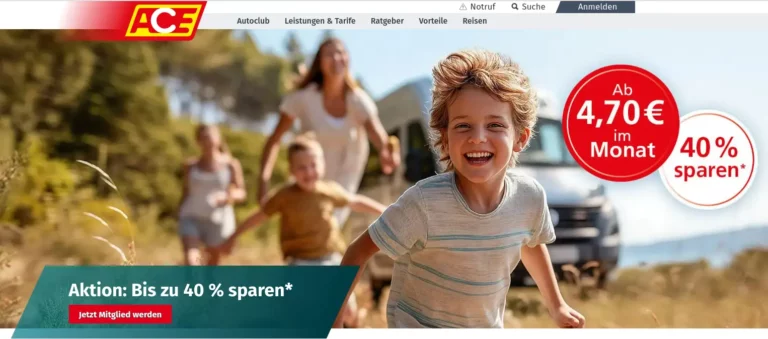Rundum geschützt mit ACE-Pannenservice und Abschlepphilfe