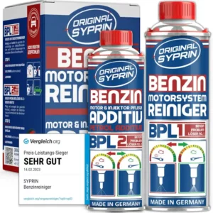 Effektives Original Syprin Benzin Rescue Box Reiniger Additiv für optimale Motorenleistung.