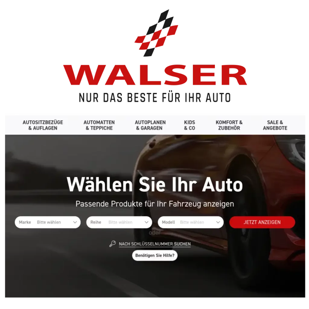 Du findest bei Walser-Shop.com hochwertige Autoaccessoires wie Automatten, Sitzbezüge und Komfort-Artikel für dein Fahrzeug.